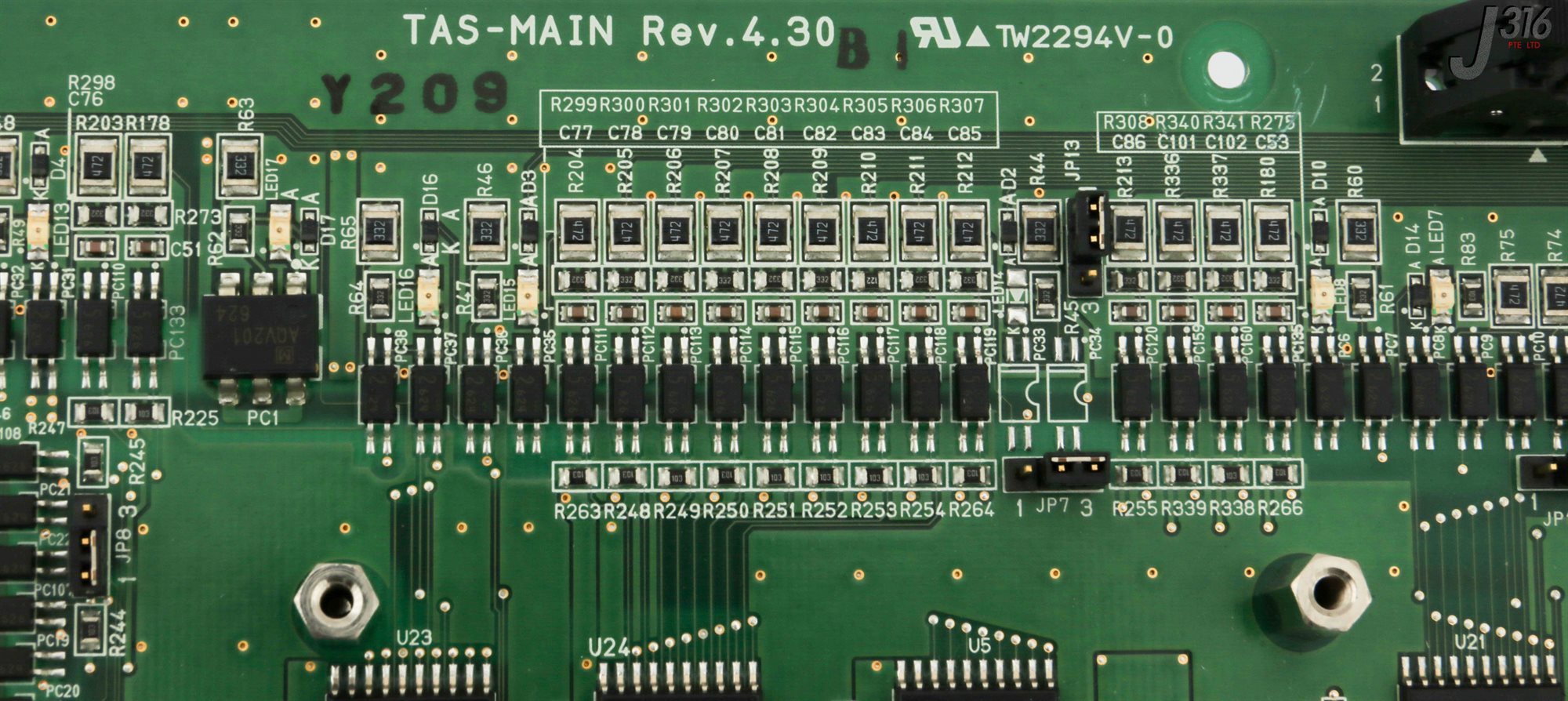 30406 TDK PCB ASSY W/TAS-CPU REV.2.10 FOR TDK LOAD PORT TAS300 TAS
